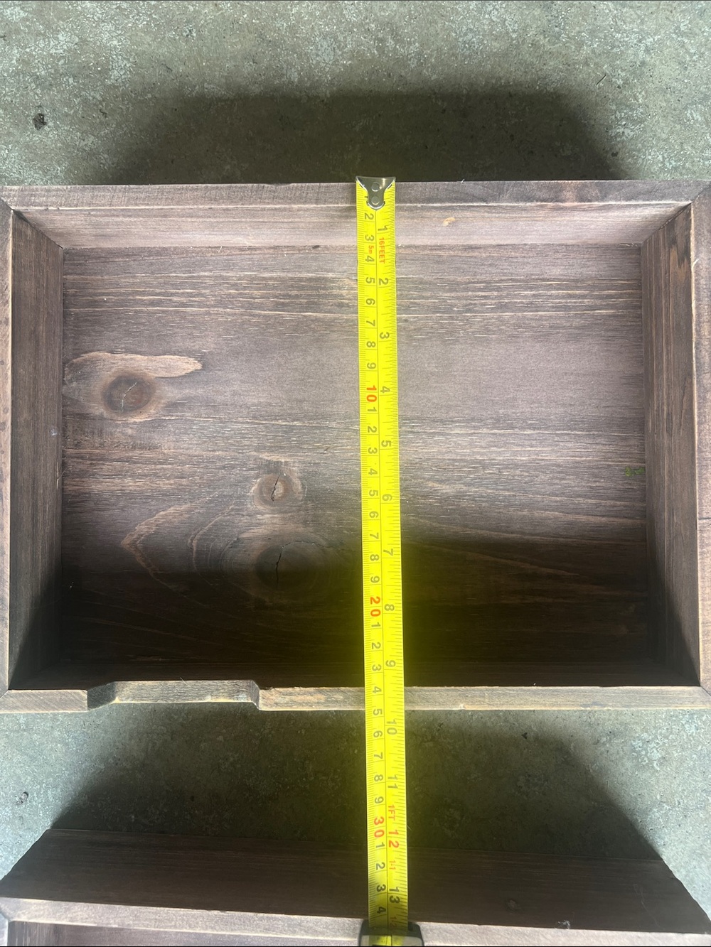 5 - Rustic Wood Organizer Trays - Brown - Picture 3 of 5
